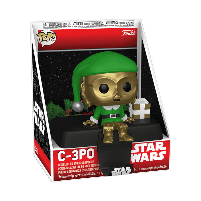 Pop! Stocking Hanger C-3PO in Elf Outfit - Image 2