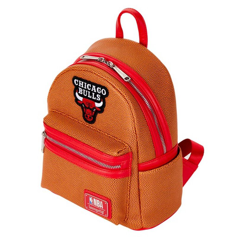 NBA Chicago Bulls Basketball Logo Mini Backpack - Image 3
