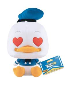 Donald Duck with Heart Eyes Plush