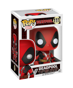 Alternative view of Pop! Deadpool with Two Swords