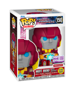 Alternative view of Pop! Hot Rod with Matrix (Glow)