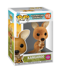 Alternative view of Pop! Kangaroo (Flocked)