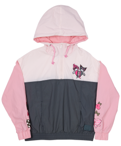 Sanrio My Melody & Kuromi Half-Zip Unisex Windbreaker Jacket