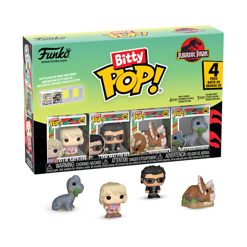 Bitty Pop! Jurassic Park 4-Pack Series 1