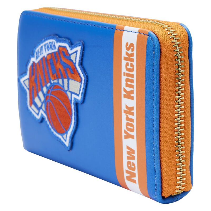NBA New York Knicks Patch Icons Zip Around Wallet - Image 3