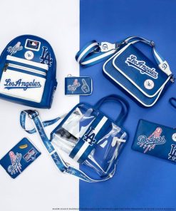 Alternative view of MLB LA Dodgers Clear Tote Crossbody Stadium Bag with Pouch