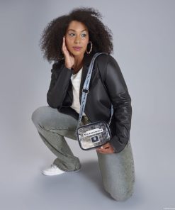 Alternative view of NFL Seattle Seahawks Clear Crossbody Stadium Bag