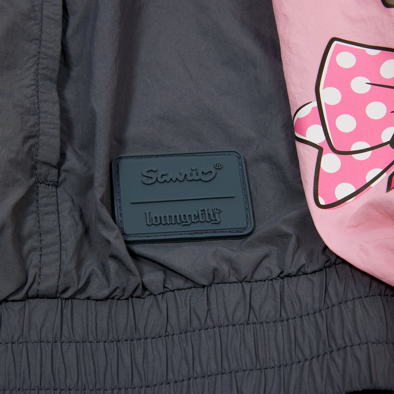Sanrio My Melody & Kuromi Half-Zip Unisex Windbreaker Jacket - Image 7