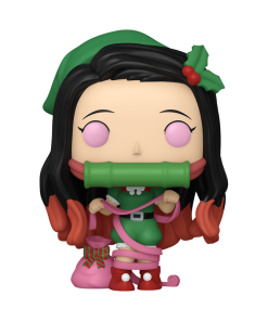 Alternative view of Pop! Plus Nezuko Kamado (Holiday Outfit)
