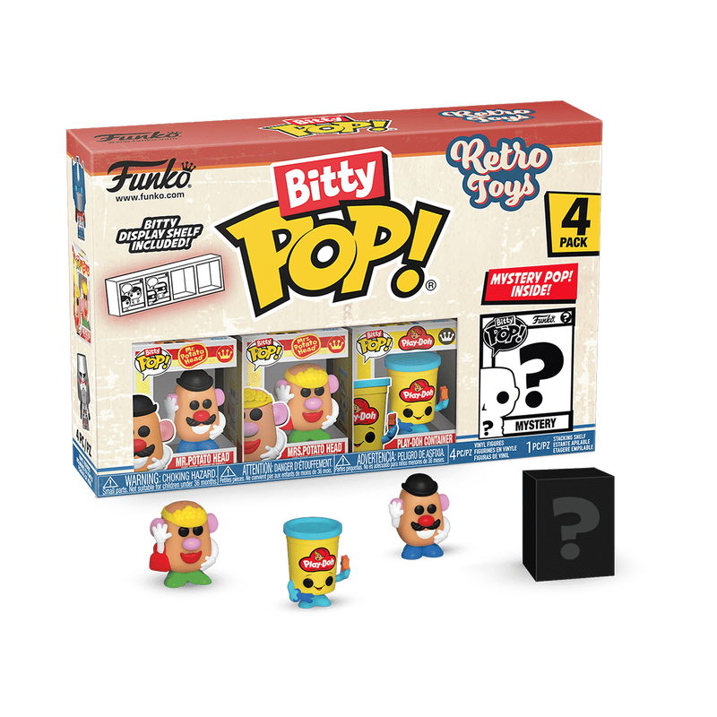 Bitty Pop! Retro Toys Hasbro 4-Pack Series 1