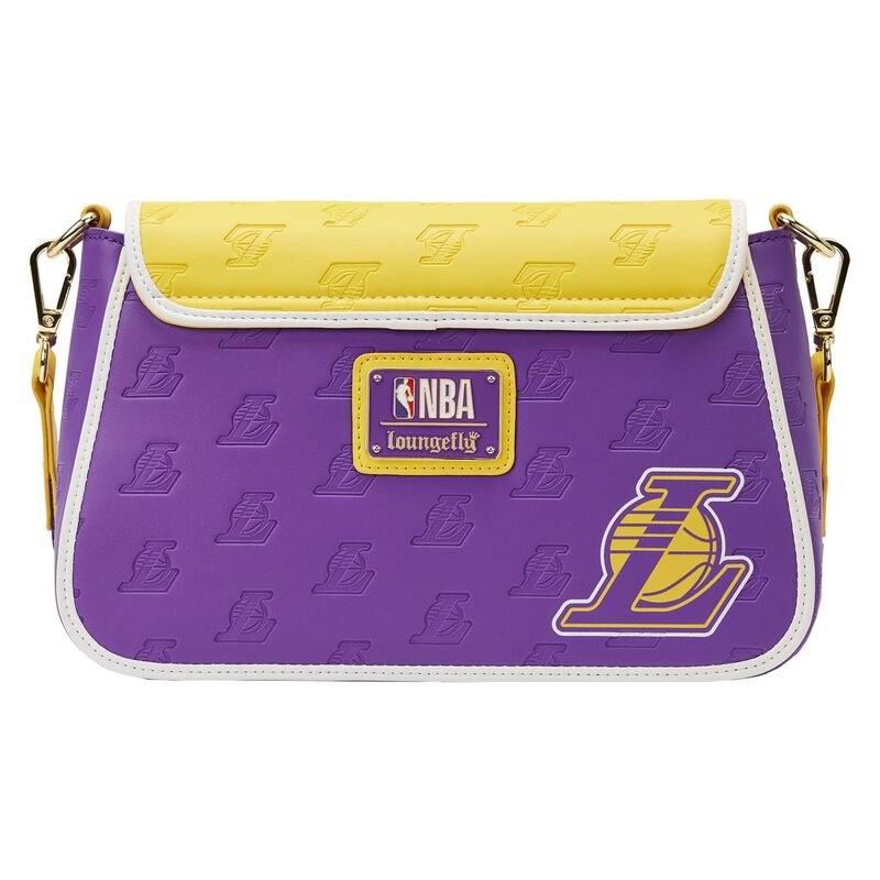 NBA Los Angeles Lakers Patch Icons Crossbody Bag - Image 6