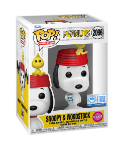 Alternative view of Pop! Snoopy & Woodstock (Flocked)