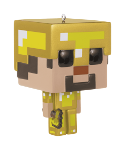 Gold Armor Steve Holiday Ornament