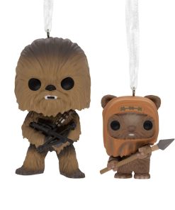 Alternative view of Chewbacca & Wicket Ornament