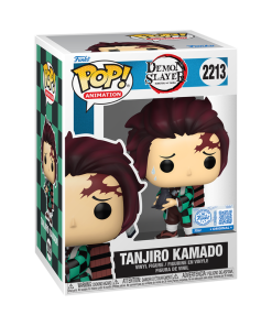Alternative view of Pop! Tanjiro Kamado with Crow
