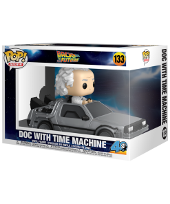Alternative view of Pop! Rides Deluxe Doc with Time Machine