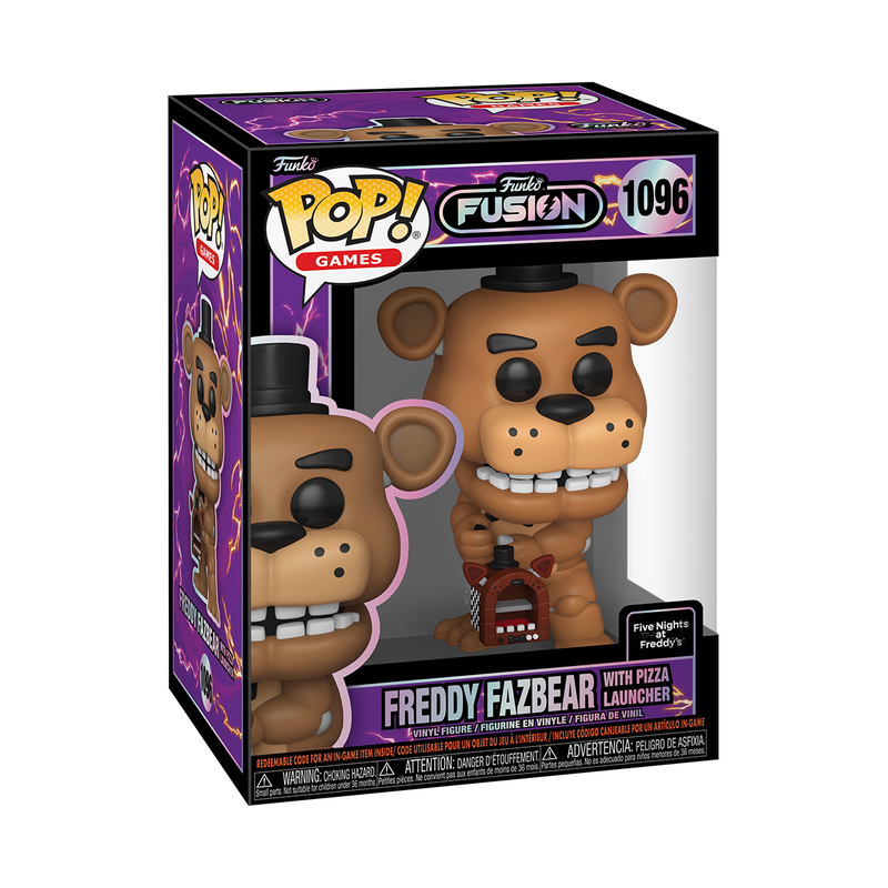 Pop! Freddy Fazbear with Pizza Launcher (Funko Fusion) - Image 2
