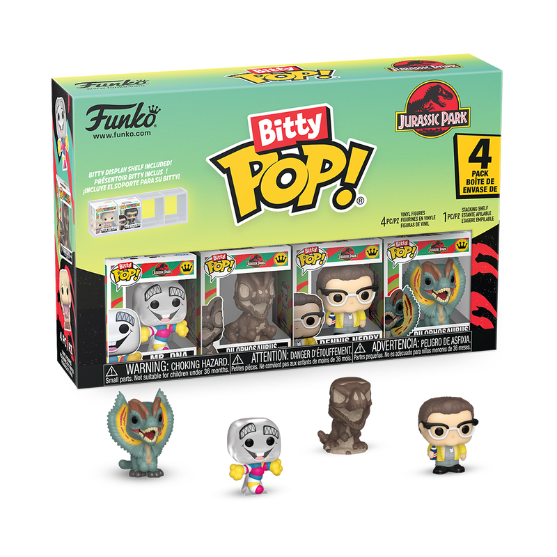 Bitty Pop! Jurassic Park 4-Pack Series 3