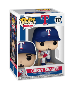 Alternative view of Pop! Corey Seager (White Home Uniform)