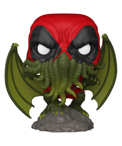 Pop! Plus Deadpool as Cthulhu (Glow) with Pop! Protector