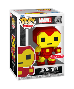 Alternative view of Pop! 8-Bit Iron Man