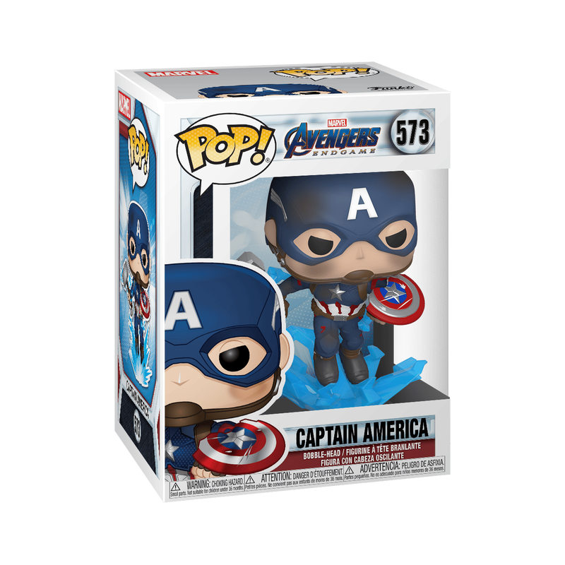 Pop! Captain America with Broken Shield - Image 2