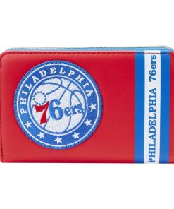 NBA Philadelphia 76ers Patch Icons Zip Around Wallet