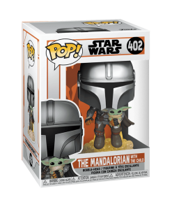 Alternative view of Pop! The Mandalorian Flying with Jet Pack