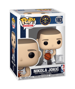 Alternative view of Pop! Nikola Jokić (White Denver Nuggets Jersey)