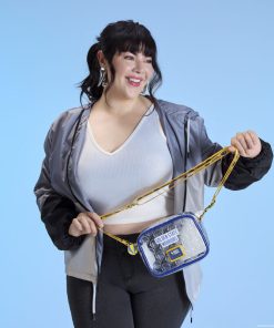 Alternative view of NBA Golden State Warriors Clear Crossbody Stadium Bag