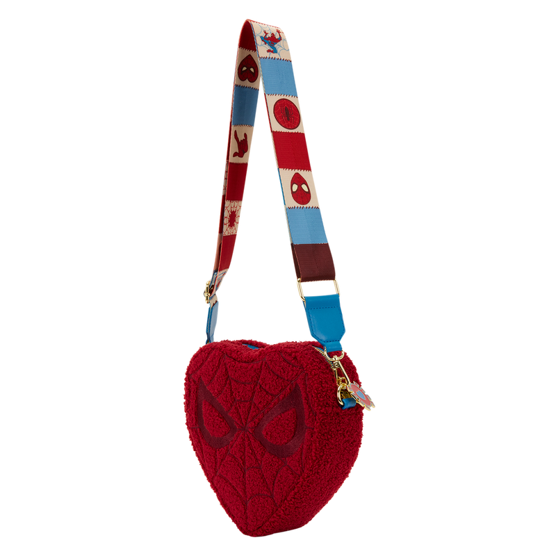 Spider-Man Sherpa Heart Shaped Crossbody Bag - Image 5