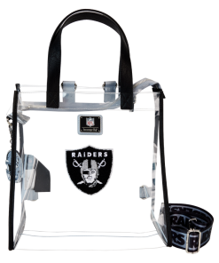 NFL Las Vegas Raiders Clear Convertible Backpack & Tote Crossbody Stadium Bag