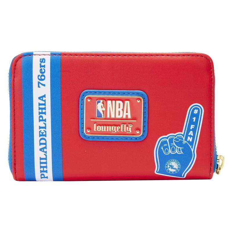 NBA Philadelphia 76ers Patch Icons Zip Around Wallet - Image 4
