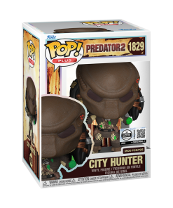 Alternative view of Pop! Plus City Hunter (Sliced Arm) with Pop! Protector