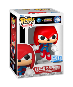 Alternative view of Pop! Knuckles as Superman