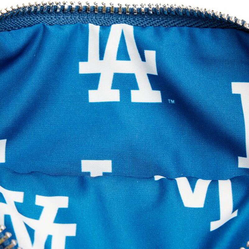 MLB LA Dodgers Clear Tote Crossbody Stadium Bag with Pouch - Image 9