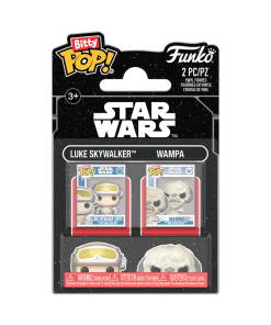 Alternative view of Bitty Pop! Luke Skywalker & Wampa 2-Pack