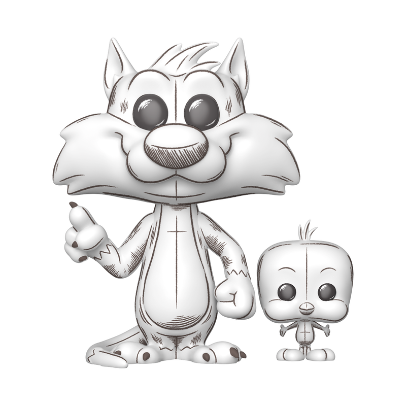 Pop! & Buddy Sylvester & Tweety (Sketched Deco)