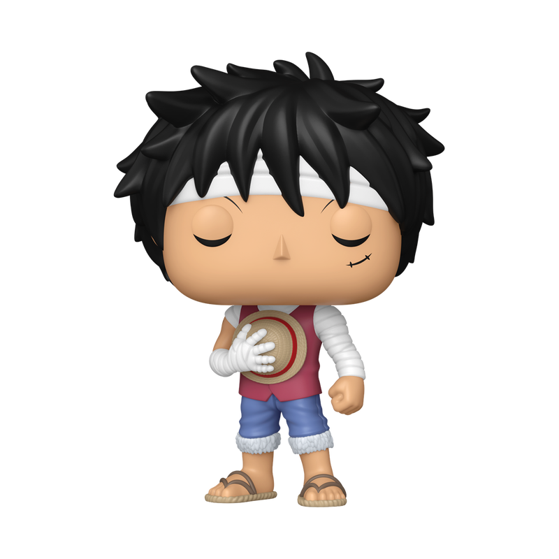Pop! Monkey D. Luffy (Marineford Memorial) with Pop! Protector - Image 2