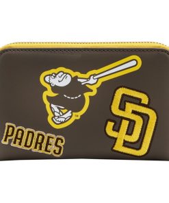 MLB SD Padres Patches Zip Around Wallet