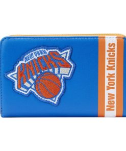 NBA New York Knicks Patch Icons Zip Around Wallet