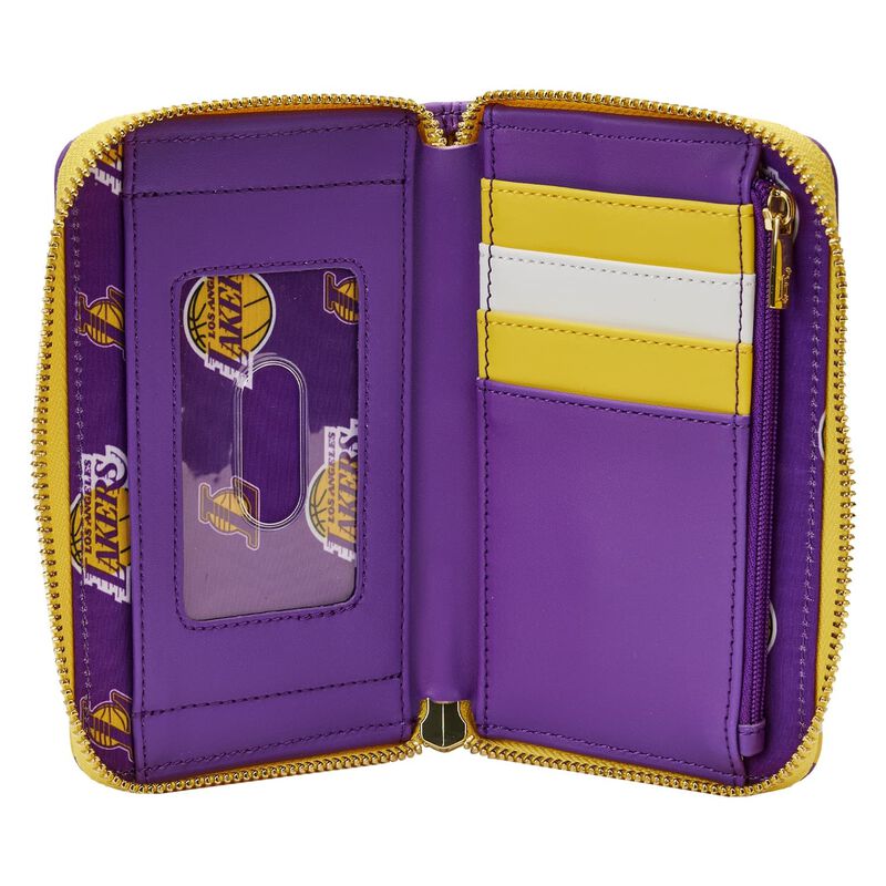 NBA Los Angeles Lakers Patch Icons Zip Around Wallet - Image 6