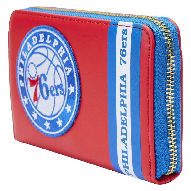 NBA Philadelphia 76ers Patch Icons Zip Around Wallet - Image 3