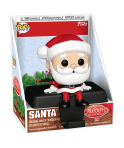 Alternative view of Pop! Stocking Hanger Santa