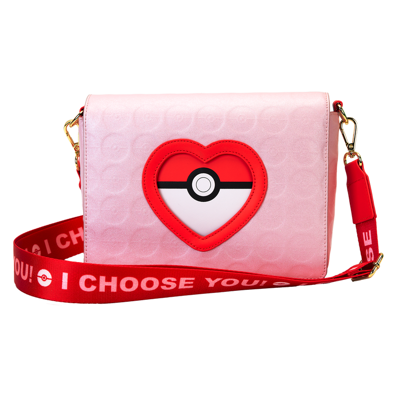 Pokémon Exclusive I Choose You Hearts Crossbody Bag - Image 5