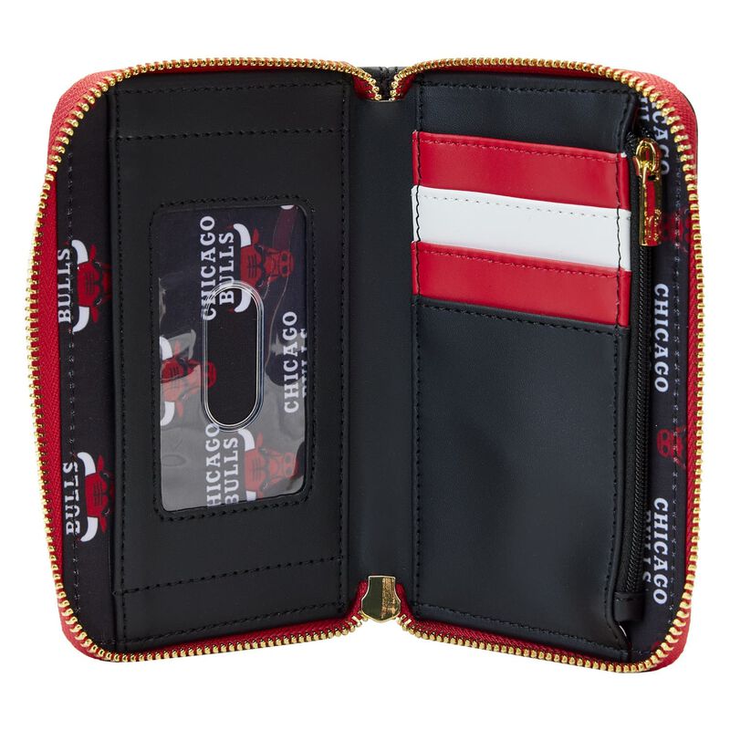 NBA Chicago Bulls Patch Icons Zip Around Wallet - Image 5