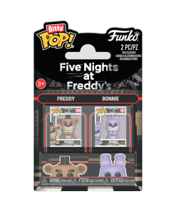 Alternative view of Bitty Pop! Freddy Fazbear & Bonnie the Rabbit 2-Pack