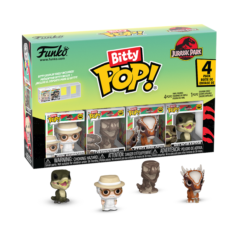 Bitty Pop! Jurassic Park 4-Pack Series 2
