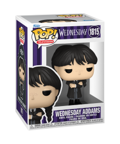 Alternative view of Pop! Wednesday Addams (Black Coat)