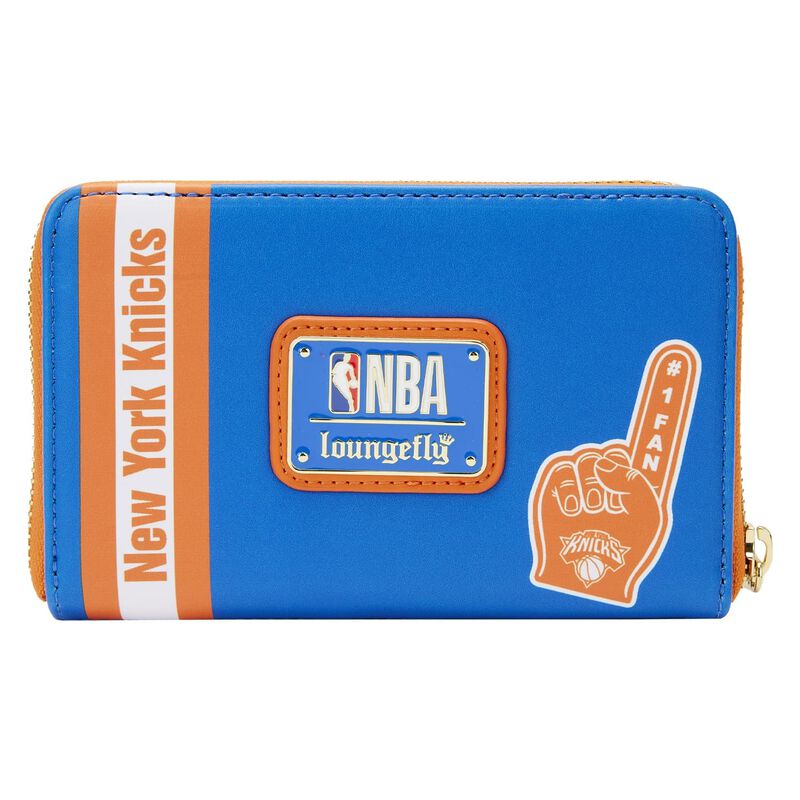 NBA New York Knicks Patch Icons Zip Around Wallet - Image 4